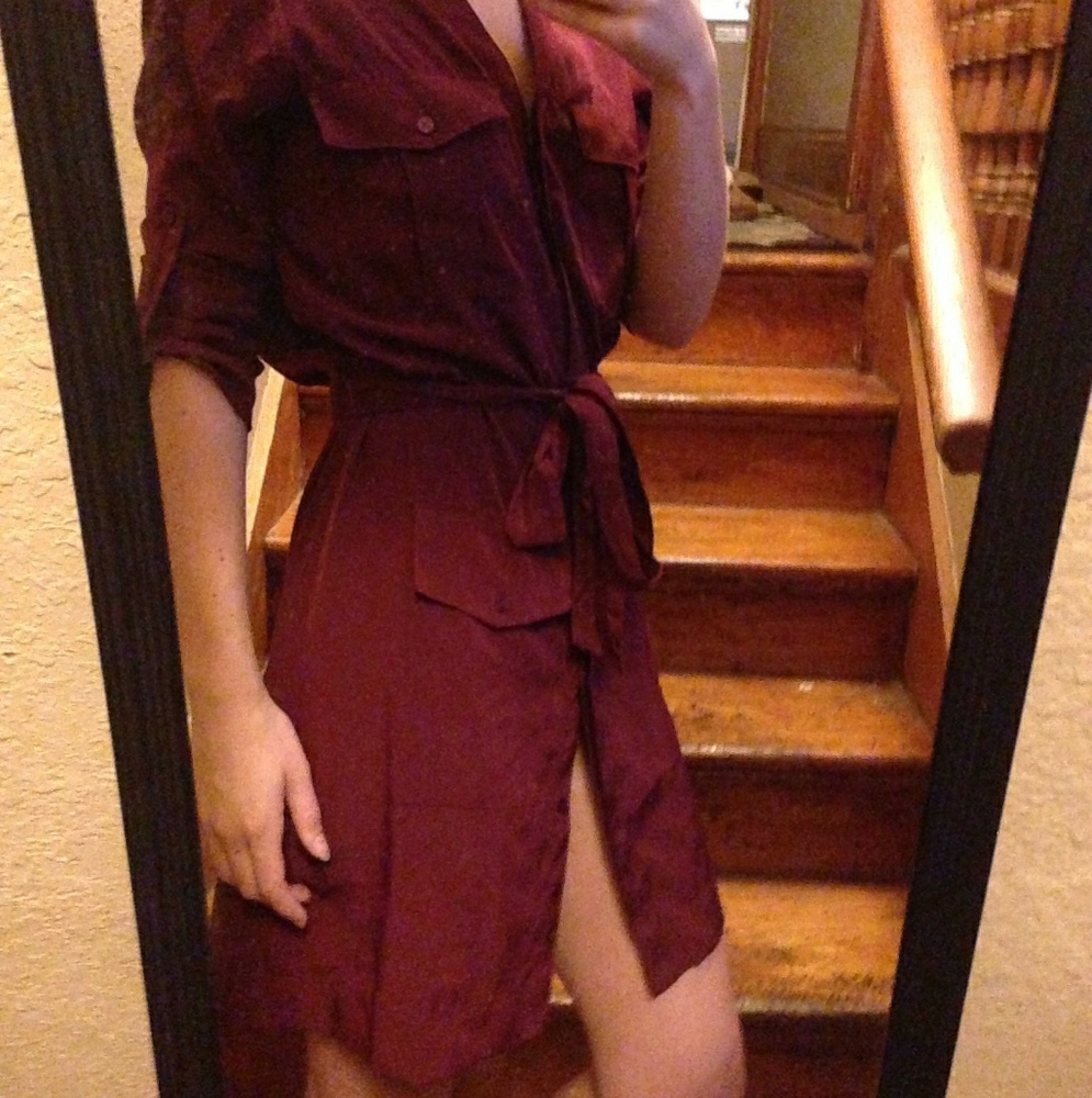 Button down shift dress - Picture 6 of 6